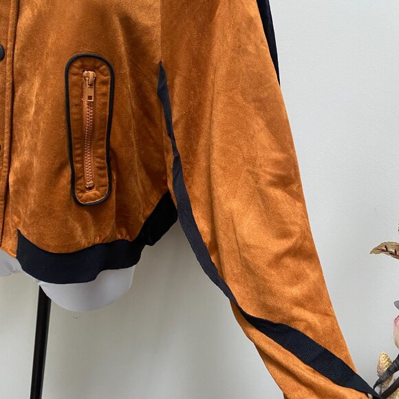 NWT Vintage-Inspired Bomber Jacket - Picture 5 of 8